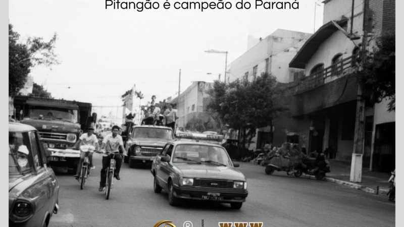 O Dia em que o Pitangão Fez História: Campeão Inédito da Taça Paraná de 1994